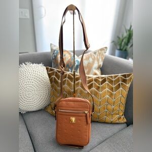 MCM Tan Crossbody Bag